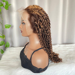 SDD Pixie Curls Wig P4/30 Human Hair 13x4 Lace Frontal Wig