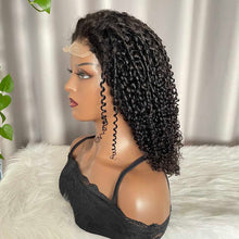 Pixie Curly Wig 4x4 Closure Human Hair Lace Wig